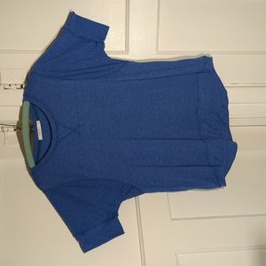 Haute Edition Blue Sweatshirt Tee, Size XL
